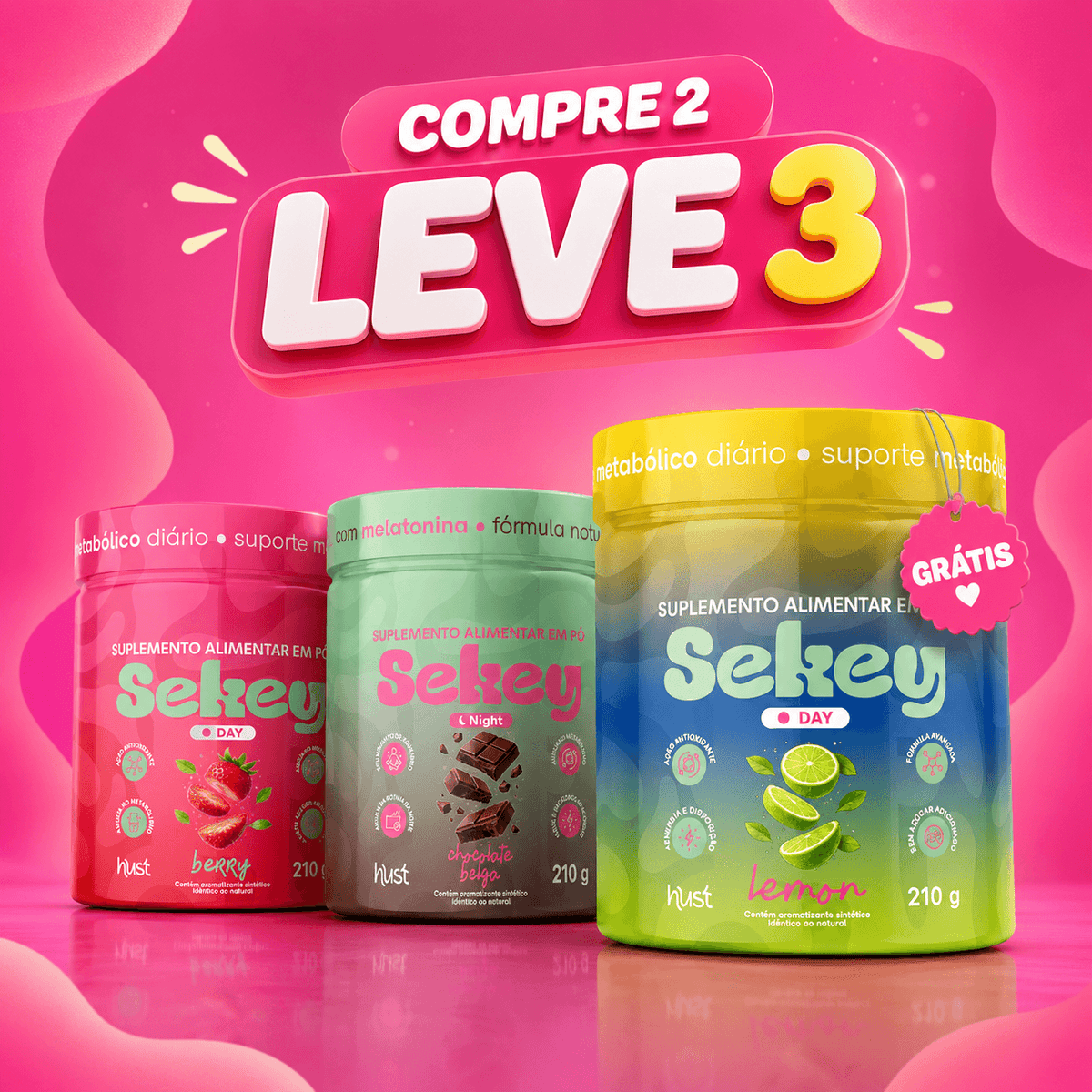 Compre 2 Leve 3 Sekeys